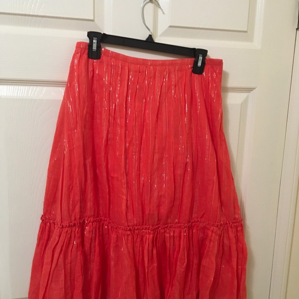 Orange skirt